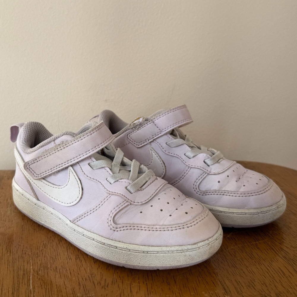 Toddler Girls’ Size 10C Nike Court Borough Low Recraft Purple Sneakers